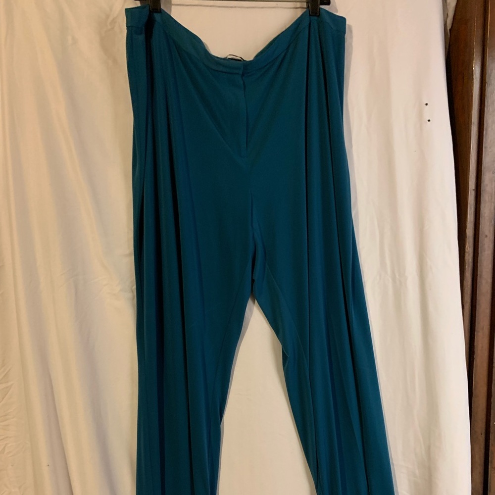 Ashley Stewart Teal Pants Size 20